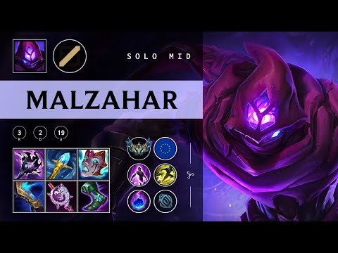 Malzahar Mid vs Jayce - EUW Challenger Patch 25.23