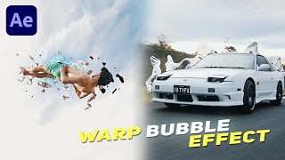 CRAZY WARP BUBBLE EFFECT | After Effects Tutorial + FLIPPING SESSION!