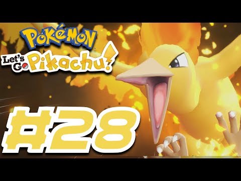 CATTURO MOLTRES ATTRAVERSANDO LA VIA VITTORIA - Pokemon Let's Go Pikachu ITA #28