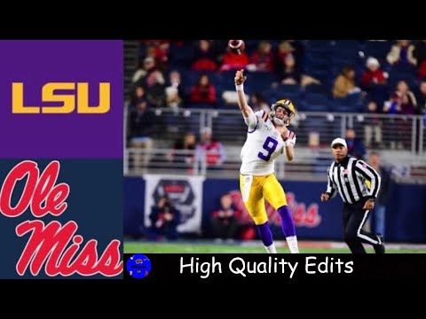 #1 LSU vs Ole Miss Highlights | NCAAF Week 12 | College Football Highlights