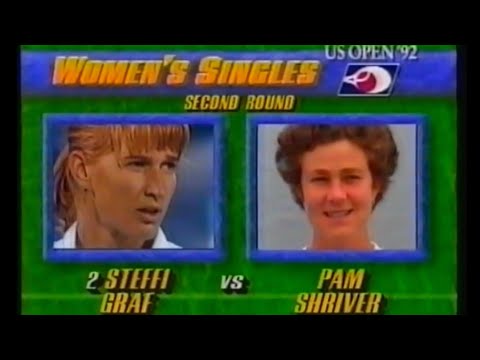1992 US Open 2R - Steffi Graf vs Pam Shriver