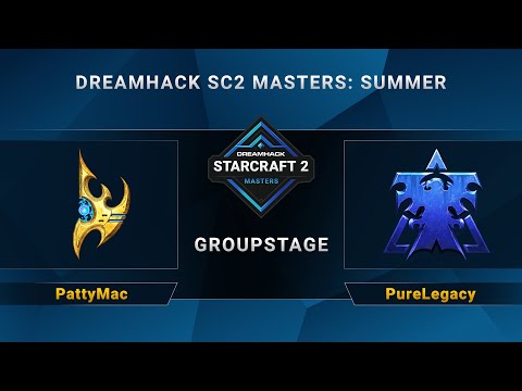 SC2 - PattyMac vs. PureLegacy - DreamHack SC2 Masters Summer - Group A - NA