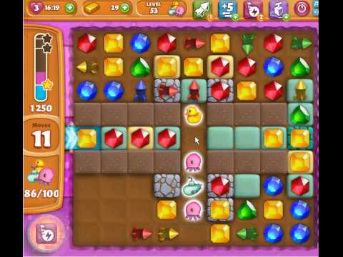 Diamond Digger Saga Level 53, 1 star, no booster