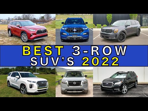 BEST 3-Row SUV's for 2022! | Top 10 Reviewed and Ranked!