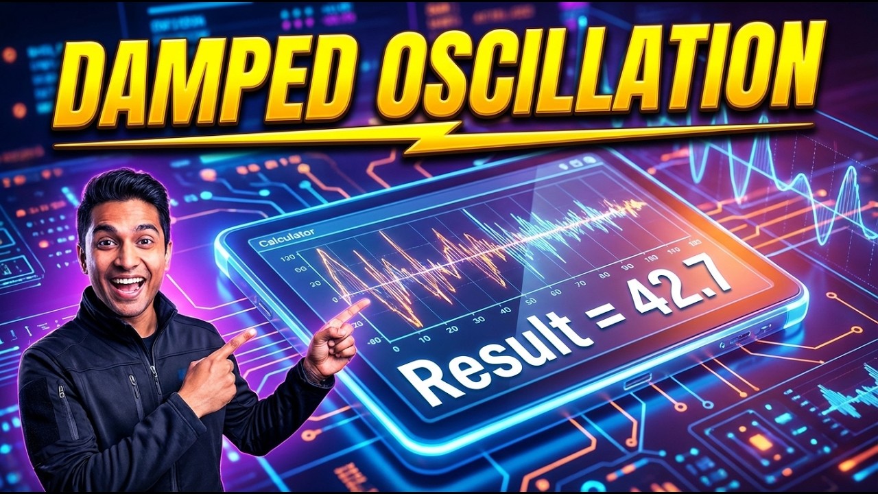 Damped Oscillation Interactive Calculator