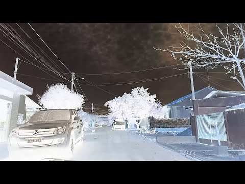 Trecho de Jataizinho #108 - Em cores negativas.