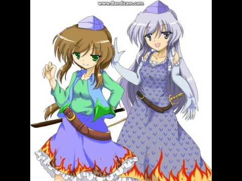 WNSP OST - Stage 1 Boss - Okami Sisters' Theme - Wavenumber Fluctuation ~ Kayser Kaiser