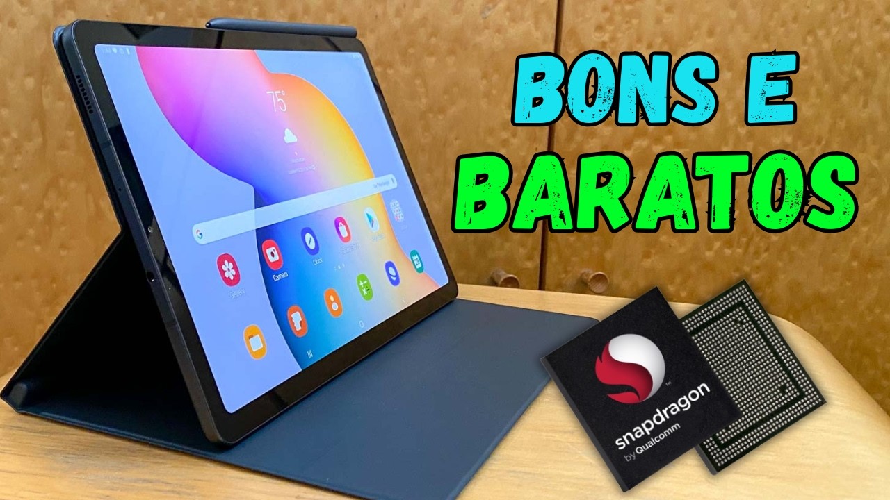 TOP 5 MELHORES TABLETS PARA COMPRAR EM 2025! | DESEMPENHO, CUSTO-BENEFÍCIO E BATERIA!