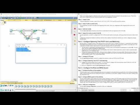 Lab 2.3.1.5 Packet Tracer - Configuring PVST