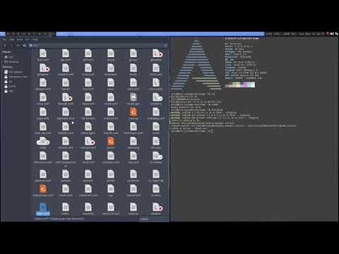 ArcoLinux : 1911 Black screen - wrong /etc/sddm.conf - fix it with the backup