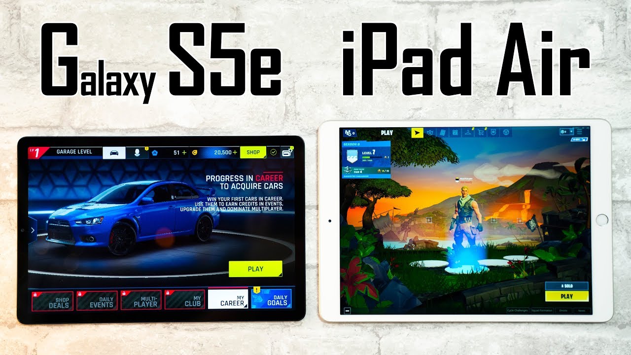 Galaxy S5e vs iPad Air - A Gaming Comparison