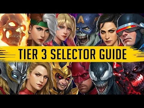 Best T3 Selector in Marvel Future Fight | Top Characters You Must Pick in 2025