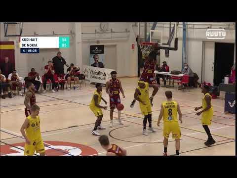 Sal Nuhu putback dunk | Korihait - BC Nokia 7.11.2020