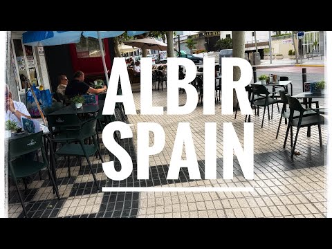 Albir - a small part of the beach, and streets! [Spain] [ 4k]