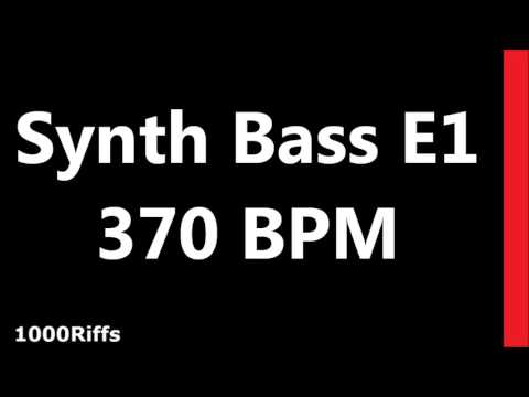 Synth Bass Metronome E1 : 370 BPM : Beats Per Minute