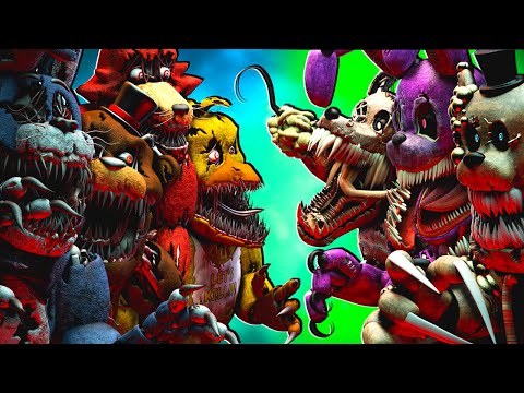 FNaF Fixed Twisted Animatronics VS Twisted Animatronics #shorts