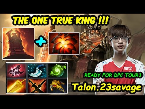 Talon 23savage [Wraith King] The ONE True KING Carry - Ready For SEA DPC Tour3 Dota 2 pro Gameplay