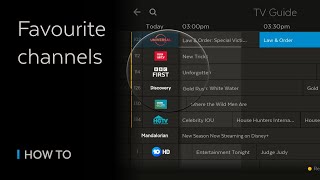 HOW TO - Set up favourite channels