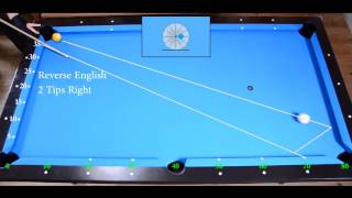 Two Rails Kick Shots Drill 2 - Aiming with Diamond System - Biyar - Pool & Billiard training lesson