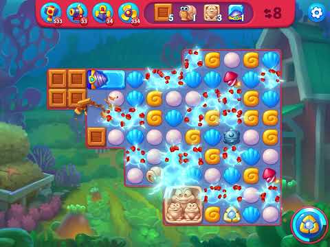 Fishdom Hard level 7955 no boosters フィッシュダム ハード [Friend's]