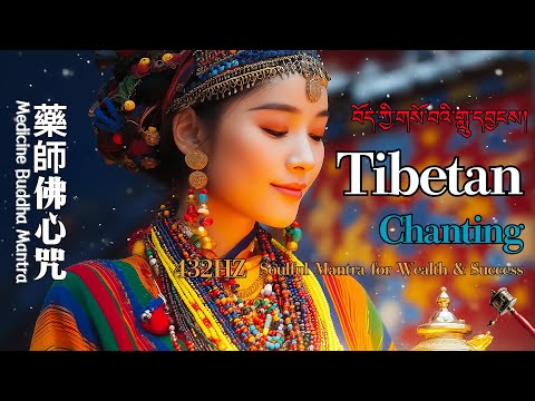 Healing Tibetan Chant | Medicine Buddha Mantra: Eliminate Karma & Disease, Fulfill Wishes #疗愈佛乐 #药师佛
