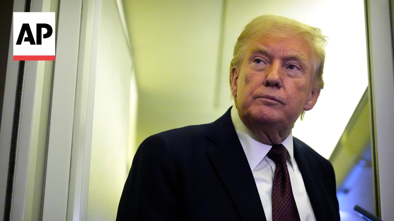 Video | Trump says that he's asked 'about 7' countries to join coalition to police Iran's Strait of Hormuz