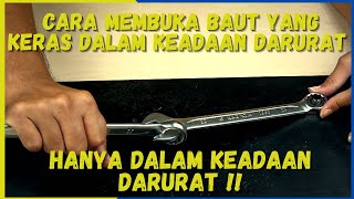 Download lagu CARA MEMBUKA BAUT YANG KERAS DALAM KEADAAN mp3