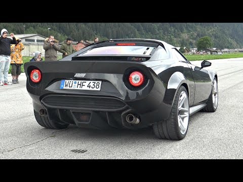 NEW Lancia Stratos 2018 Exhaust Sounds! - Start Up & Full Throttle Acceleration!
