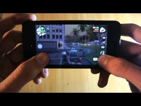 iPhone 5 Jailbroken GTA San Andreas Gameplay