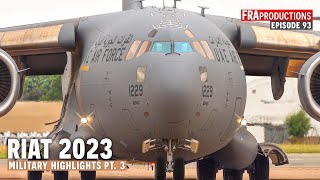 RIAT 2023 HIGHLIGHTS 3/3: Gloster Meteor, Hawker Hunter, Lancaster, A400, JAS-39...