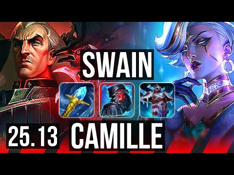 SWAIN vs CAMILLE (TOP) | EUW Master | 25.13