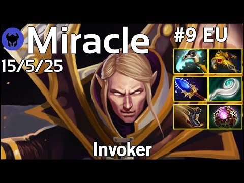 Miracle [Liquid] plays Invoker!!! Dota 2 7.21