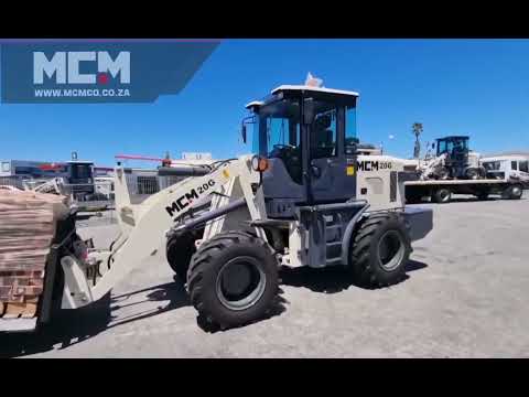 Handle Brick Pallets With Ease on the 20G model MCM Front End Loader
