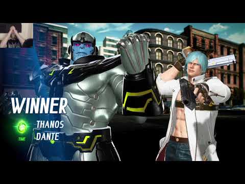 Marvel vs. Capcom Launch MP pt25 - vs. Thanos/Dante