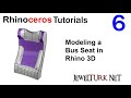 Rhinoceros Tutorials 6   Bus Seat Modeling