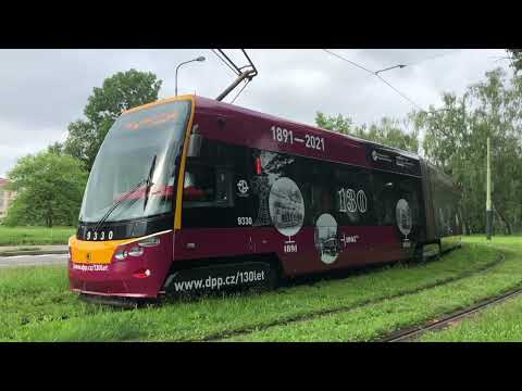 130 years of the Electric tram in Prague parade