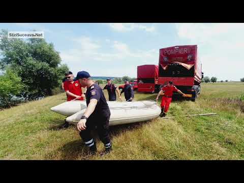 Căutări în râul Siret, la Zvoriștea