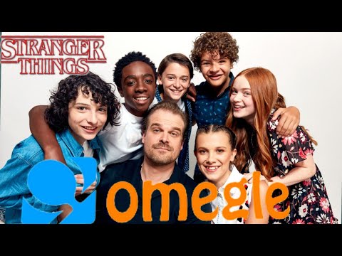 Stranger things Celebrity Skipping Prank on Omegle | #strangerthings