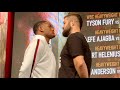 JARED ANDERSON SQUARES UP WITH VLADIMIR TERESHKININ IN FIRST FACE TO FACE