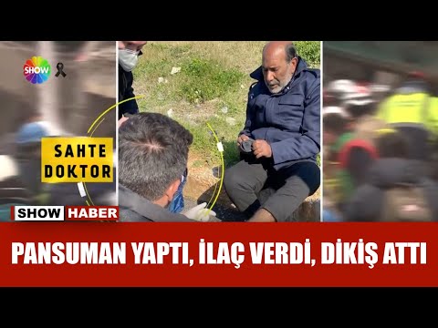 Deprem bölgesinde sahte doktor alarmı