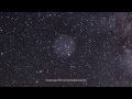 Video timelapse bầu trời sao ghi lại một vệ tinh bị cháy