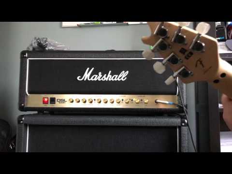 Marshall DSL100H channel play through w/ tubescreamer TS9 on classic gain channel