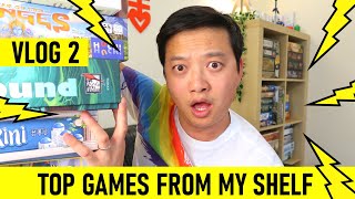 MORE Top Board Games On My Shelf | VLOG Part 2 | My Massive Game Collection!