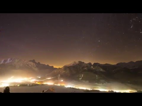 Sternenhimmel über Toblach (Timelapse / Zeitraffer Aufnahme) mit einem Syrp Genie