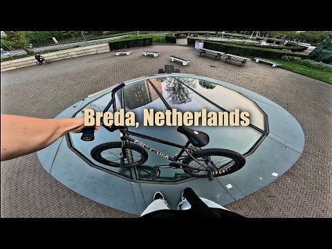 POV BMX Riding in Breda, Netherlands