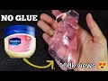 ASMR DIY No Glue No Borax Noflour Only Water Sugar Vaseline Slime EasySlime Tutorials Recipes