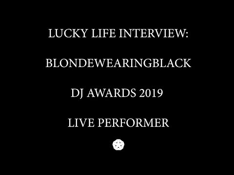 BLONDEWEARINGBLACK INTERVIEW - DJ AWARDS 2019 - IBIZA