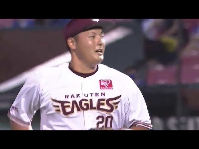 【8回表】イーグルス・安樂 3者連続空振り三振を奪う完璧リリーフ!! 2021/7/31 E-DB(エキシビションマッチ)