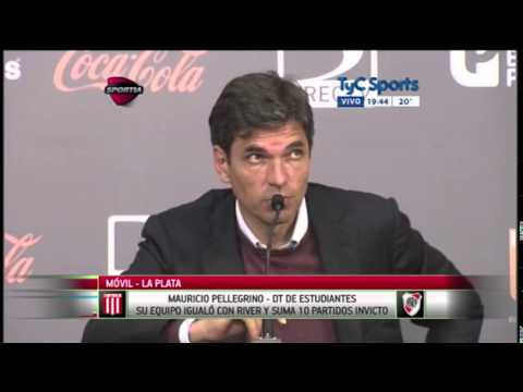 PELLEGRINO post Estudiantes vs River 2014