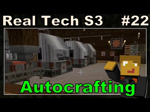 Real Tech S3E22 - Autocrafting with Pretty Pipes, IE and Create